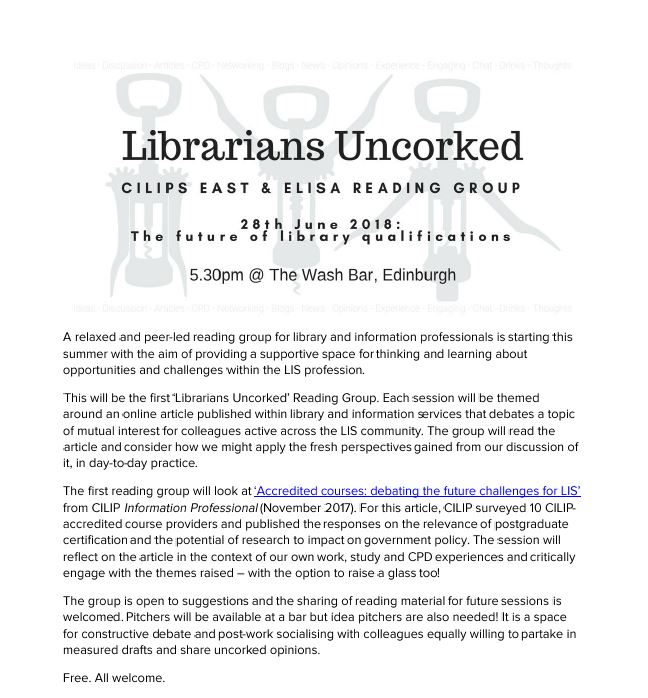 Librarians Uncorked